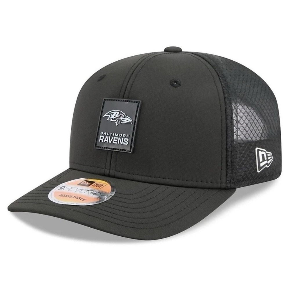 Baltimore Ravens New Era 2025 Sideline 9SEVENTY Trucker‎ Snapback Hat Cap New